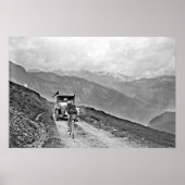 Tour de France 1925未知のライダーCol d'Aubisque ポスター (正面)