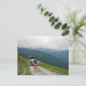 Tour de France 1925未知のライダーCol d'Aubisque ポストカード (スタンド正面)