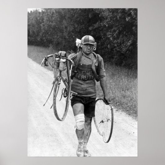 Tour de France 1928ジュストイタリアン・セルッティ難破船 ポスター (正面)