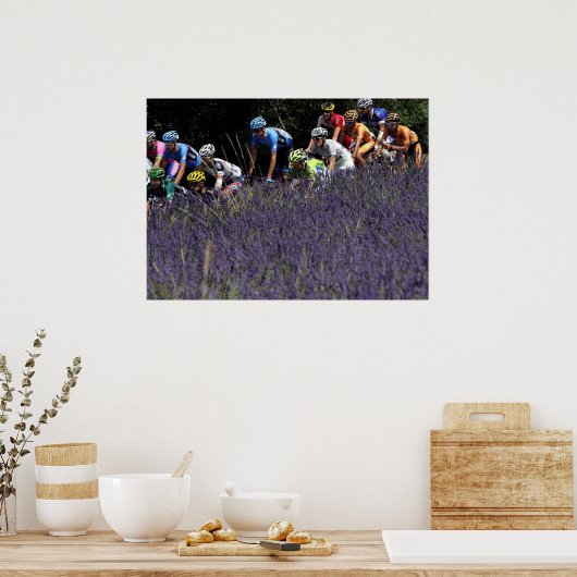 Tour de France dans les lavandes ポスター (キッチン)