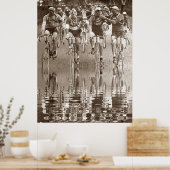 TOUR DE FRANCE REFLECTIONの親密なポートレート ポスター (キッチン)