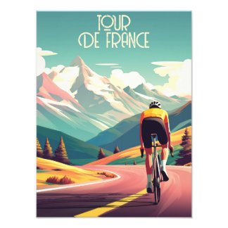 Tour de France - Vintage Poster フォトプリント