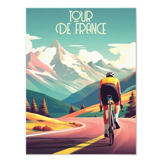 Tour de France - Vintage Poster フォトプリント (正面)