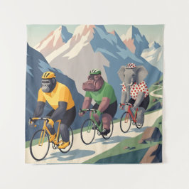 Tour de France WPA styled canvas print タペストリー
