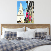 Tour de La Lanterne，ラロシェル，フランス キャンバスプリント (インサイチュ (寝室))