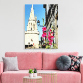 Tour de La Lanterne，ラロシェル，フランス キャンバスプリント (インサイチュ (リビング))