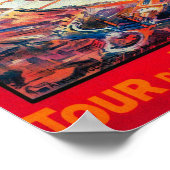 Tour De Paris, France in Aerocar PosterEurope ポスター (角)