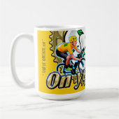 Tour de Yorkshire 2018 「On yer Bike」コーヒーマグ コーヒーマグカップ (左)