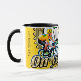 Tour de Yorkshire 2018 「On yer Bike」コーヒーマグ マグカップ