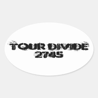 Tour Divideステッカー 楕円形シール