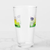 Tour Divide立面図プロファイル点ガラス タンブラーグラス (右)