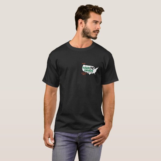 Tour Divide Elevation Profile Tシャツ (正面フル)