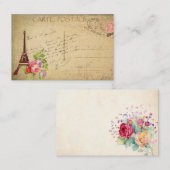 Tour Eiffel 名刺 (正面/裏面)