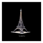 Tour Eiffel Paris France ポスター (正面)