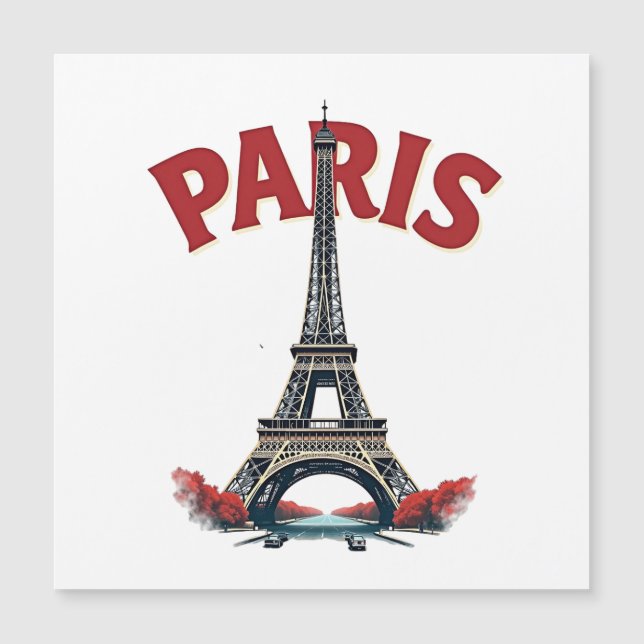 Tour Eiffel, Paris, retro (正面)