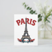 Tour Eiffel, Paris, retro ポストカード (スタンド正面)
