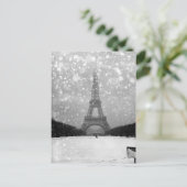 Tour Eiffel sous la neige 1964 - Robert Doisneau ポストカード (スタンド正面)