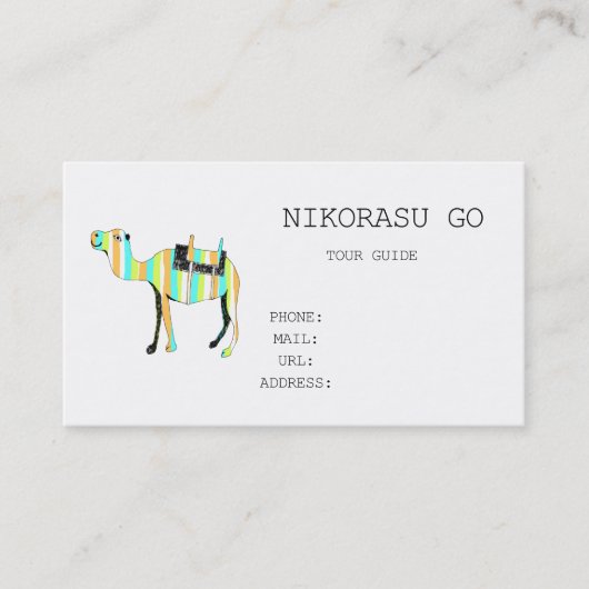 TOUR GUIDE 名刺 (正面)