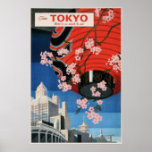 Tour Tokyo, Japan, travel poster, ポスター (正面)
