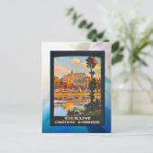 Touraineの館のd'Amboise ポストカード (スタンド正面)