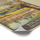 Touraine Circuits自動車ヴィンテージポスター1920s ポスター (角)