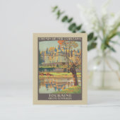 Touraine Circuits自動車ヴィンテージポスター1920s ポストカード (スタンド正面)