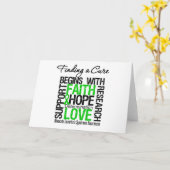 Touretteのシンドロームのための治療を見つけること カード (黄色い花)