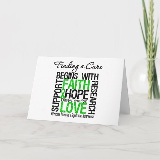 Touretteのシンドロームのための治療を見つけること カード (正面)