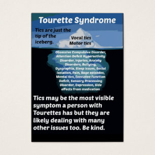 Tourettesはちょうど氷山の一角です
