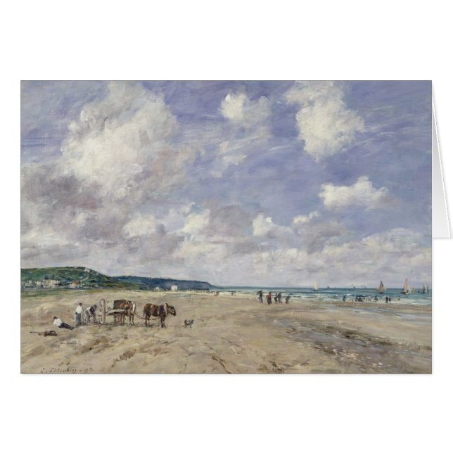 Tourgeville 1893年のビーチ (正面横)