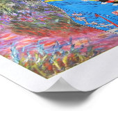 Touring Monet's Garden - art collage ポスター (角)