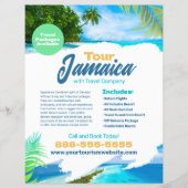 Tourism Vacation Travel Flyer Template チラシ (正面)