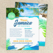 Tourism Vacation Travel Flyer Template チラシ