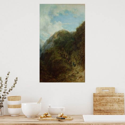 Tourists in the Mountain ポスター (キッチン)