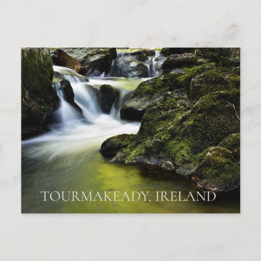 Tourmakeady アイルランドの滝 ポストカード (正面)