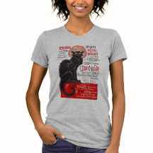 Tournee du Chat Noirのフランス人のアールヌーボーの黒猫