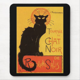 Tourneee du Chat NoirのSteinlenの黒猫のヴィンテージ マウスパッド