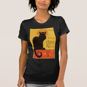Tourneee du Chat NoirのSteinlenの黒猫のヴィンテージ Tシャツ