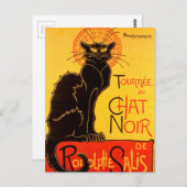 Tourneee du Chat Noir -ヴィンテージポスター ポストカード (正面/裏面)