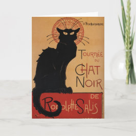 Tourneee du Chat Noir、Théophile Steinlen カード
