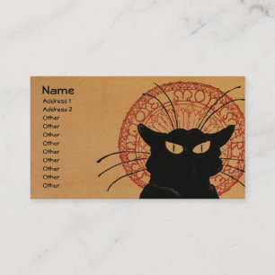 Tourneee du Chat Noir、Théophile Steinlen 名刺