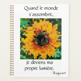 Tournesol pixelisé lumineux プランナー手帳