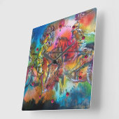 TOURNMENTの騎士のCHANSON DEロランドCOMBAT スクエア壁時計 (傾斜)