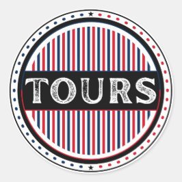 Tours City Pride Emblem – French Identity ラウンドシール