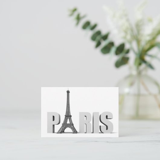 Tours Eiffel PARIS 名刺 (スタンド正面)