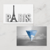 Tours Eiffel PARIS 名刺 (正面/裏面)