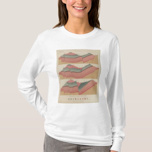 Tourtelotte公園の鉱山地区シート2 Tシャツ (正面)
