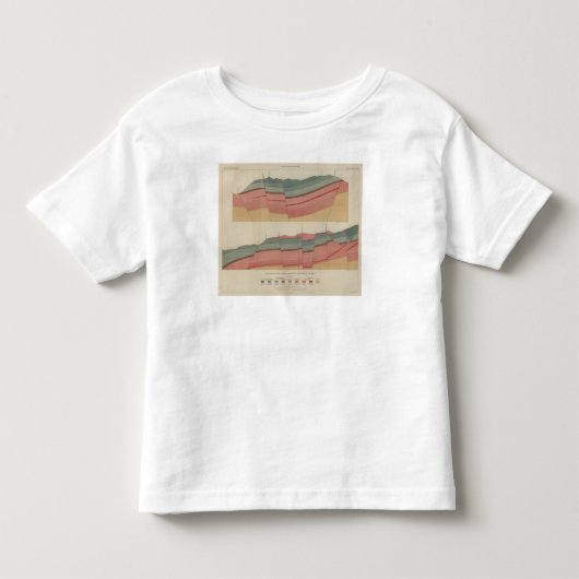 Tourtelotte公園の鉱山地区シート トドラーTシャツ (正面)