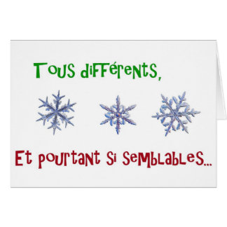 tous différentsとpourtant siのsemblables