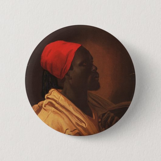 Toussaint L'Ouverture by George DeBaptiste (1870) 缶バッジ (正面)